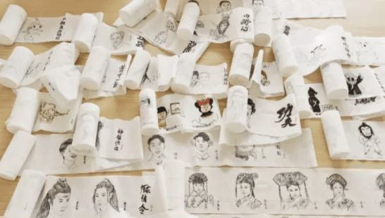 More than 30 rolls of bamboo toilet paper! This Chinese girl is not easy.